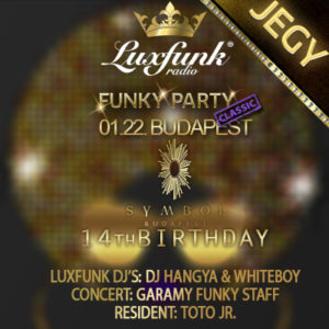 Luxfunk Party 2022.01.22 Symbol birthday party standard jegy